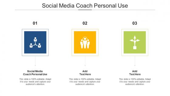 Social Media Coach Personal Use Ppt Powerpoint Presentation Infographic Template Cpb