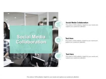 Social media collaboration ppt powerpoint presentation styles influencers cpb