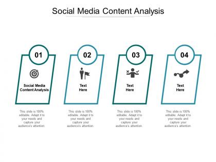 Social media content analysis ppt powerpoint presentation summary smartart cpb