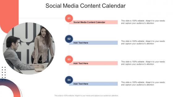 Social Media Content Calendar In Powerpoint And Google Slides Cpb
