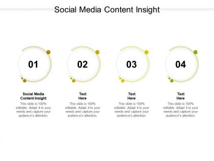 Social media content insight ppt powerpoint presentation inspiration format ideas cpb