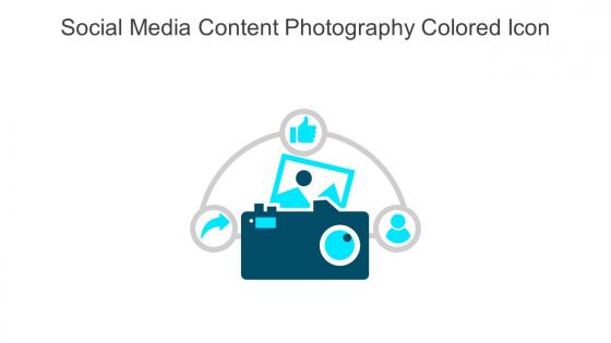 Social Media Content Photography Colored Icon In Powerpoint Pptx Png And Editable Eps Format