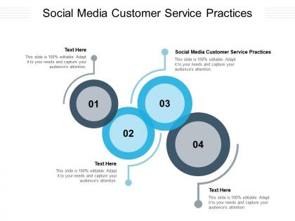 Social media customer service practices ppt powerpoint presentation ideas good cpb