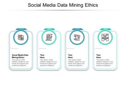 Social media data mining ethics ppt powerpoint presentation styles design cpb