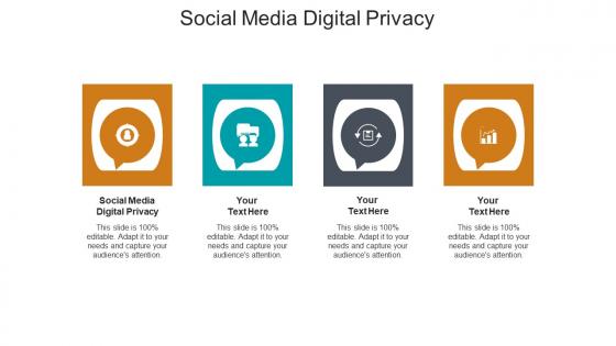 Social media digital privacy ppt powerpoint presentation infographic template maker cpb