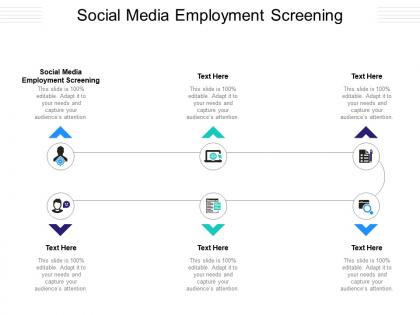 Social media employment screening ppt powerpoint inspiration styles cpb