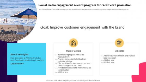 Social Media Engagement Reward Program For Promotion Strategies To Advertise Credit Strategy SS V