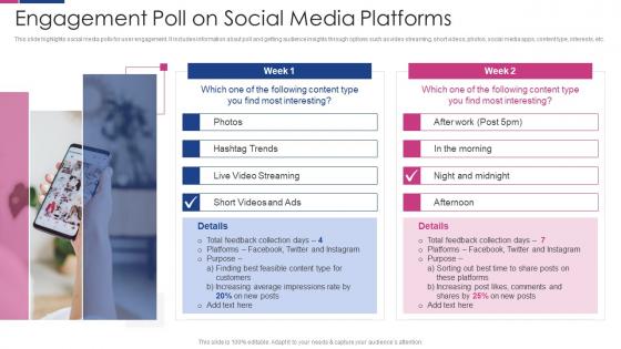 Social Media Engagement To Improve Customer Outreach Engagement Poll