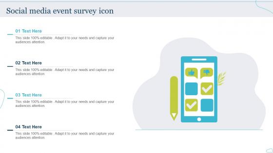 Social Media Event Survey Icon