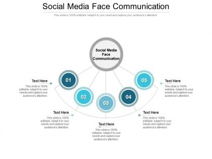 Social media face communication ppt powerpoint presentation outline sample cpb