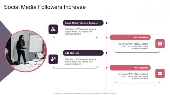 Social Media Followers Increase In Powerpoint And Google Slides Cpb