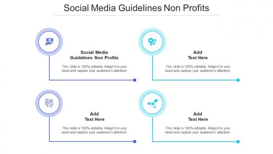 Social Media Guidelines Non Profits In Powerpoint And Google Slides