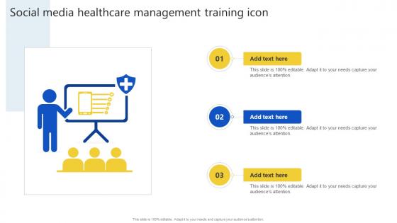 Social Media Healthcare Management Training Icon