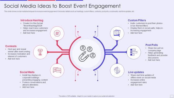 Social media ideas to boost event engagement