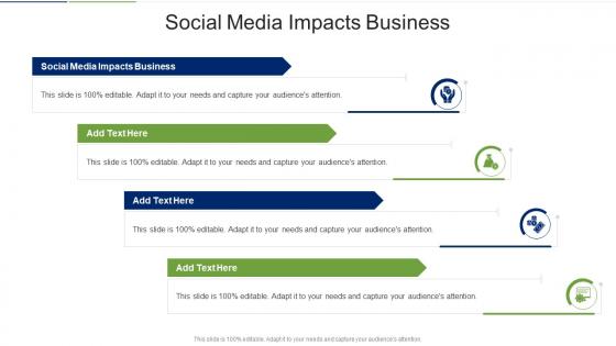 Social Media Impacts Business In Powerpoint And Google Slides Cpb
