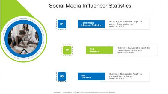 Social Media Influencer Statistics In Powerpoint And Google Slides Cpb