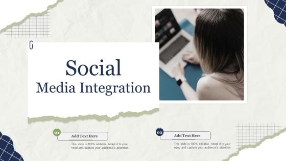Social Media Integration Ppt Powerpoint Presentation File Shapes