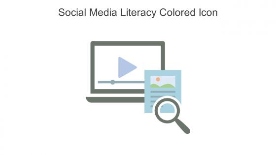 Social Media Literacy Colored Icon In Powerpoint Pptx Png And Editable Eps Format