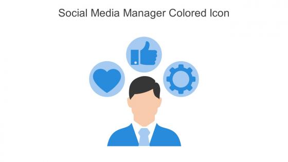 Social Media Manager Colored Icon In Powerpoint Pptx Png And Editable Eps Format