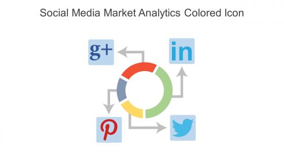 Social Media Market Analytics Colored Icon In Powerpoint Pptx Png And Editable Eps Format