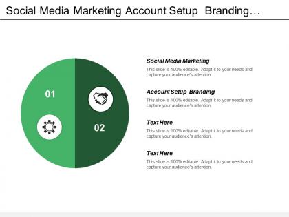 Social media marketing account setup branding professional development
