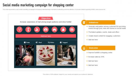 Social Media Marketing Campaign For Mall Event Marketing To Drive MKT SS V