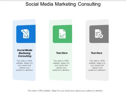 Social media marketing consulting ppt powerpoint presentation gallery design inspiration cpb