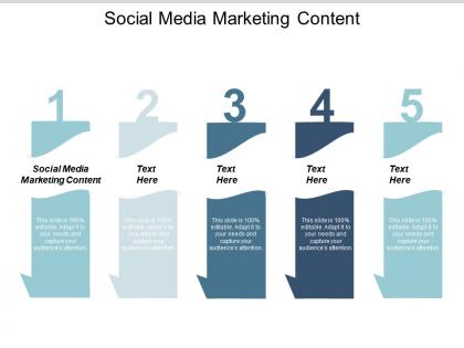 Social media marketing content ppt powerpoint presentation slides ideas cpb