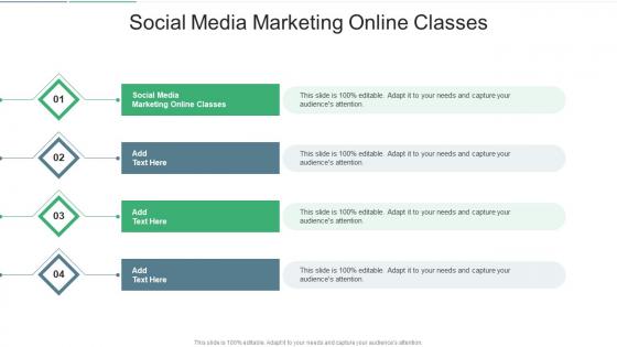 Social Media Marketing Online Classes In Powerpoint And Google Slides Cpb