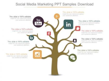 Social media marketing ppt samples download