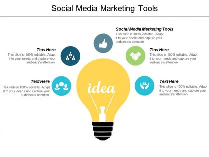 Social media marketing tools ppt powerpoint presentation icon design inspiration cpb