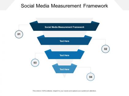 Social media measurement framework ppt powerpoint presentation portrait cpb