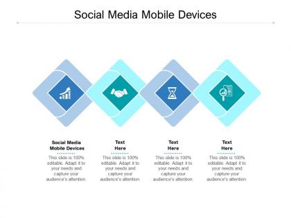 Social media mobile devices ppt powerpoint presentation design templates cpb