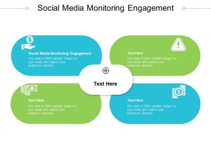 Social media monitoring engagement ppt powerpoint presentation inspiration clipart cpb