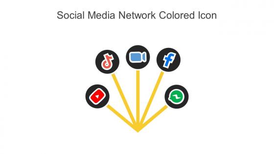 Social Media Network Colored Icon In Powerpoint Pptx Png And Editable Eps Format