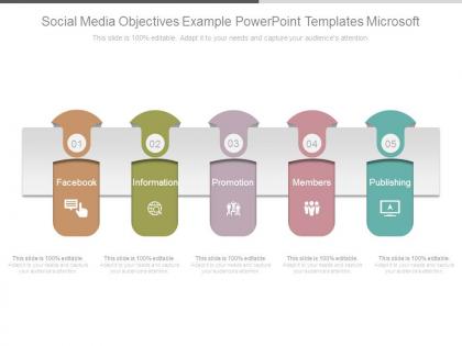 Social media objectives example powerpoint templates microsoft