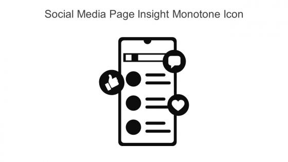 Social Media Page Insight Monotone Icon In Powerpoint Pptx Png And Editable Eps Format