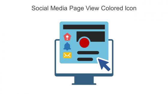 Social Media Page View Colored Icon In Powerpoint Pptx Png And Editable Eps Format