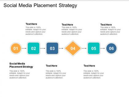 Social media placement strategy ppt powerpoint presentation slides example file cpb