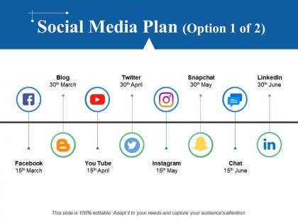 Social media plan powerpoint slide background designs
