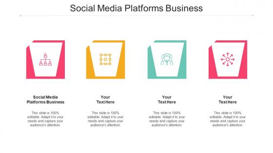 Social Media Platforms Business Ppt Powerpoint Presentation Portfolio File Cpb