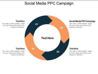 Social media ppc campaign ppt powerpoint presentation file master slide cpb