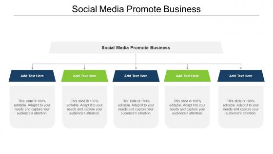 Social Media Promote Business Ppt Powerpoint Presentation Diagram Lists Cpb