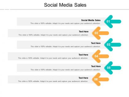 Social media sales ppt powerpoint presentation ideas graphics example cpb