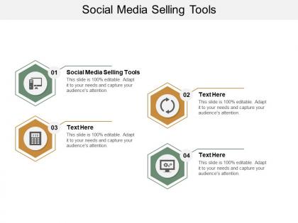 Social media selling tools ppt powerpoint presentation file template cpb