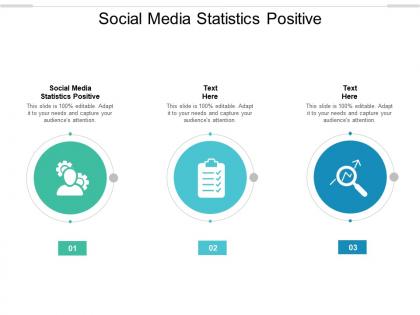 Social media statistics positive ppt powerpoint presentation summary layout cpb