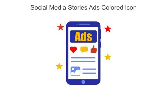 Social Media Stories Ads Colored Icon In Powerpoint Pptx Png And Editable Eps Format