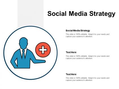 Social media strategy ppt powerpoint presentation infographics design templates cpb