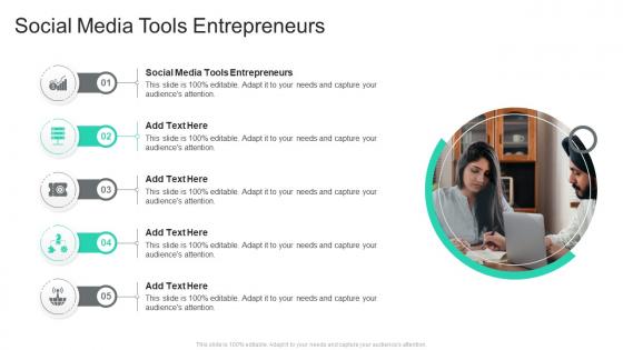 Social Media Tools Entrepreneurs In Powerpoint And Google Slides Cpb