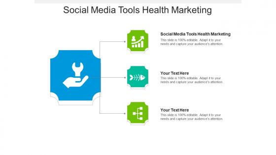 Social media tools health marketing ppt powerpoint presentation ideas samples cpb